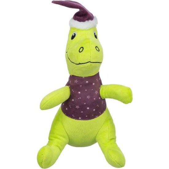 TRIXIE Xmas Dino vánoční plyšový dinosaurus 26 cm