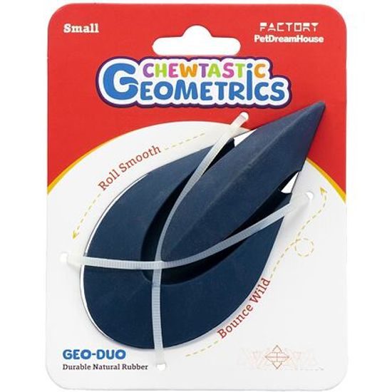 Petdreamhouse Chewtastic Geometrics Geo-Duo – tmavě modrá