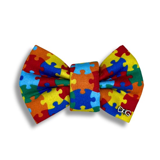 FUNKY DOG Puzzle barevný motýlek pro psa