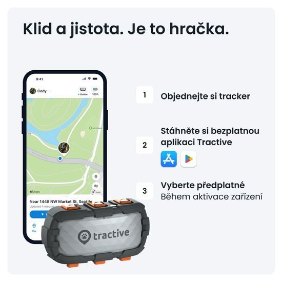 Tractive GPS DOG XL sledování polohy a aktivity pro psy