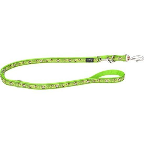 Red Dingo Vodítko přepínací 20 mm x 2 m Monkey Lime Green