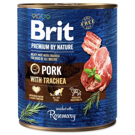 Brit Premium by Nature Pork with Trachea 400g