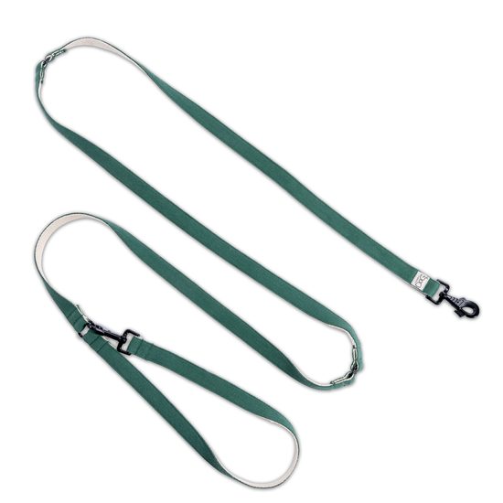 FUNKY DOG Konopné přepínací vodítko pro psa 3 m zelené