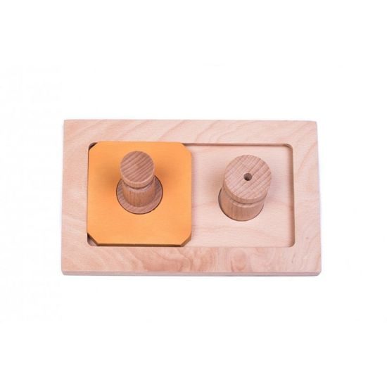 My Intelligent Pets Dřevěný hlavolam Playground - Modul 2A (pouze deska bez kloboučků a válečků)