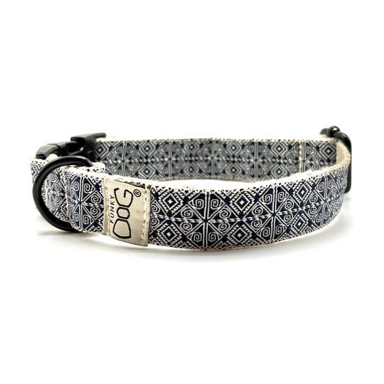 FUNKY DOG Set konopný obojek a přepínací vodítko