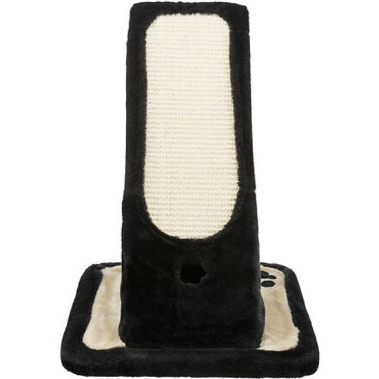 Trixie Škrábadlo s hračkou nakloněná plošina 30x42x40cm černá/krém