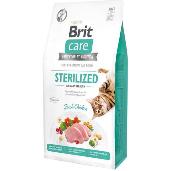 Brit Care Cat Grain-Free Sterilised Urinary Health 7 kg