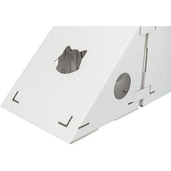 Trixie FINCA FELICE kartonový nábytek pro kočky 125x62x62cm nosnost 8kg bílá