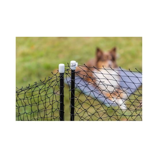Trixie Mobilní oplocení 10 tyčí / síť 15 m černá