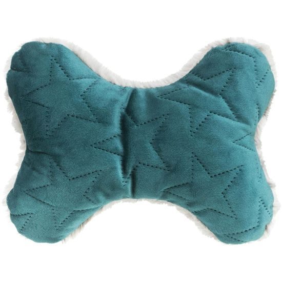 Trixie Xmas Bone - kost, hračka pro psy, 20 cm, samet/plyš, berry/petrolejová