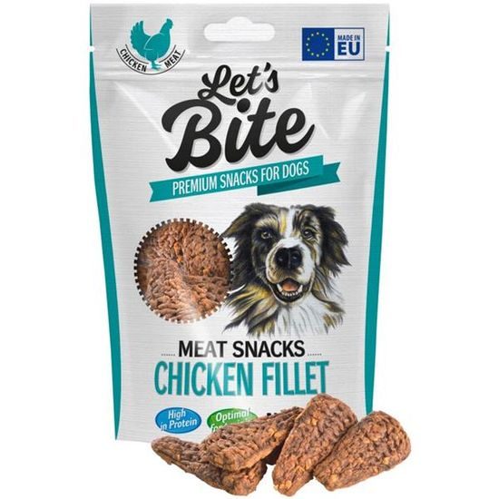 Brit Dog Let’s Bite Meat Snacks Chicken Fillet 80 g