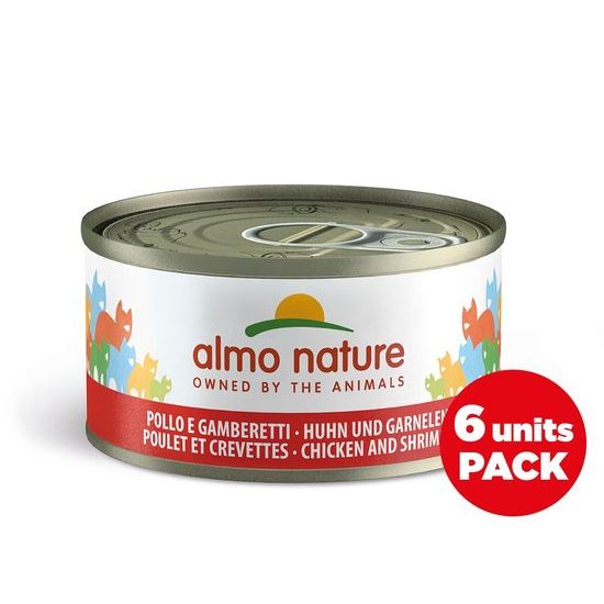 Almo Nature HFC Megapack Kuře a krevety 6x70g