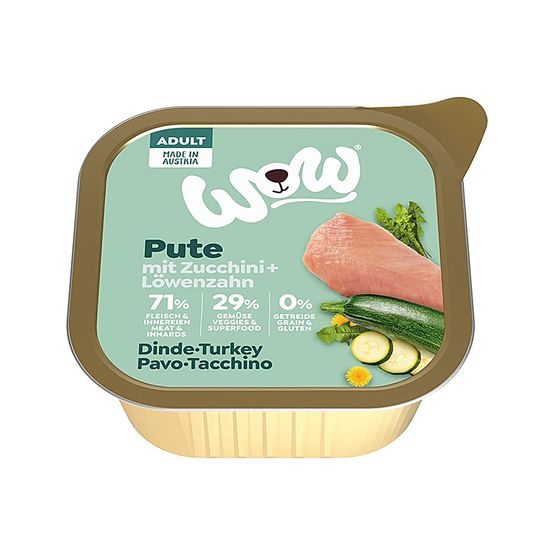 WOW Paštika Krocan s cuketou Adult 150g
