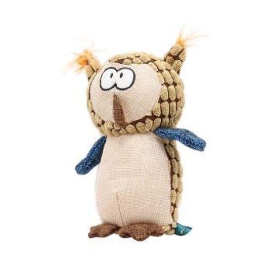 Akinu ČESKÝ LES Sova plamenná textilní hračka pro psy