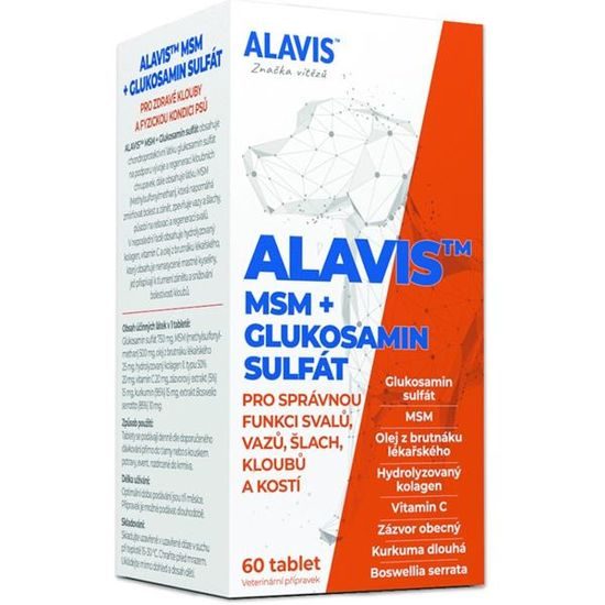 Alavis MSM + Glukosamin sulfát tbl 60