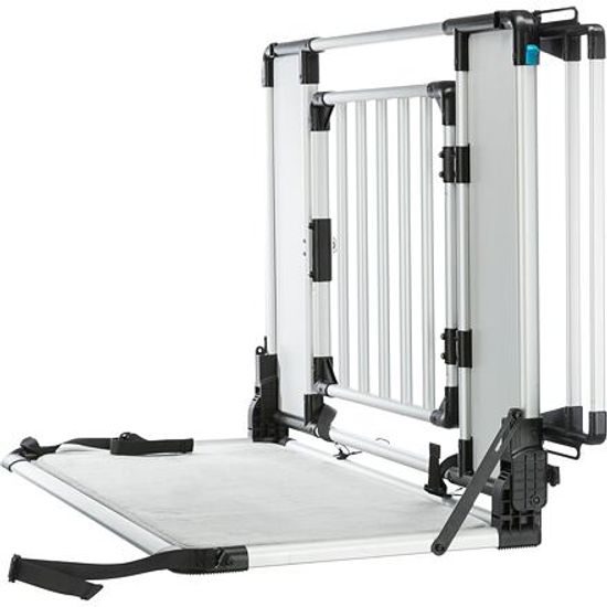 Trixie Univerzální zadní mřížka/mění kufr v přepravku 94-14x69x53cm světlešedá/stříbrná