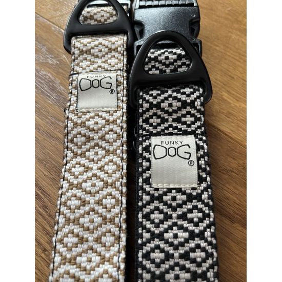 FUNKY DOG Široký psí obojek 4 cm – ekologický, pevný a stylový