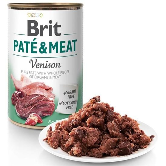 Brit Paté & Meat konzerva Venison 400 g