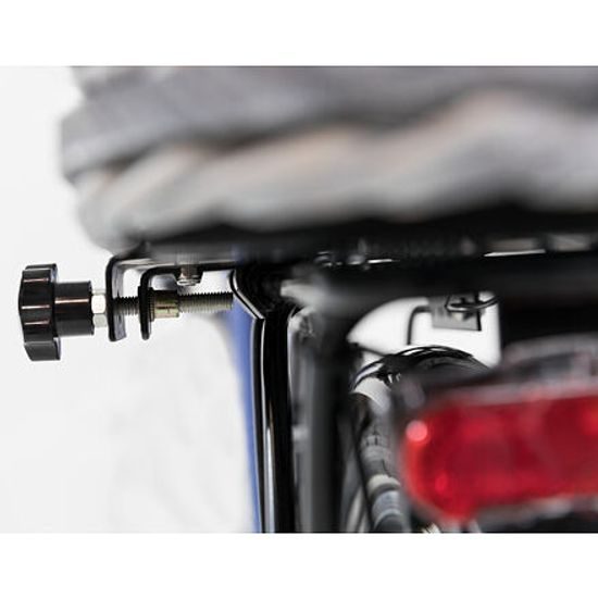 Trixie Přepravní proutěný koš na zadní nosič kola šedý 35x49x55cm (max 8kg)