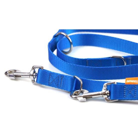 Aminela popruhové přepínací vodítko 25mm/220cm modré