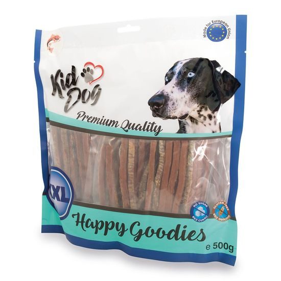 KidDog 100% losos v proužku 500 g