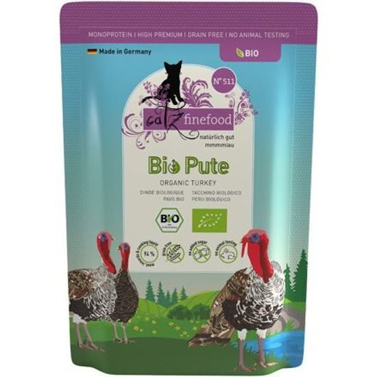 Catz finefood Kapsička CF Bio No.511 s krůtím masem 85 g