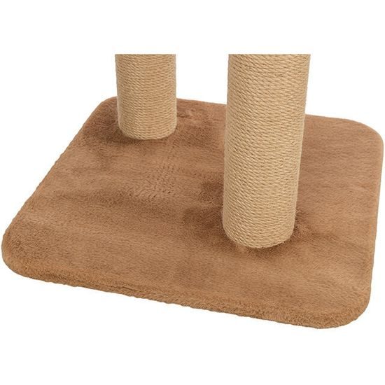 TRIXIE Škrabadlo LEO, 2 podesty, oblouk, míček, 85 cm, hnědá