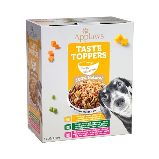 Applaws konzerva Dog Taste Toppers Broth