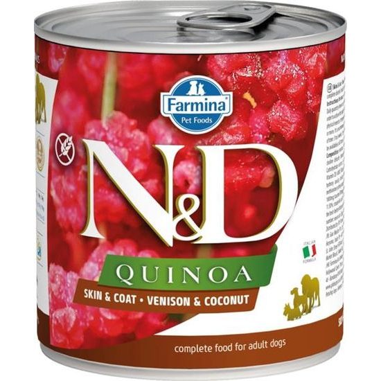 N&D QUINOA Dog konzerva Venison & Coconut 285 g