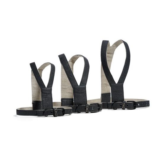 FUNKY DOG Černý Piñatex postroj