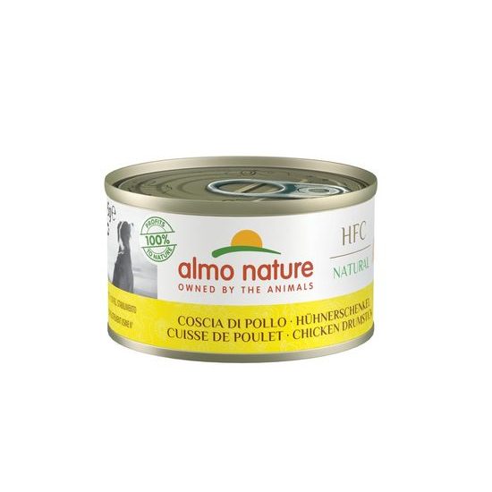 Almo Nature HFC Natural DOG Kuřecí stehna 95g výhodné balení 24ks
