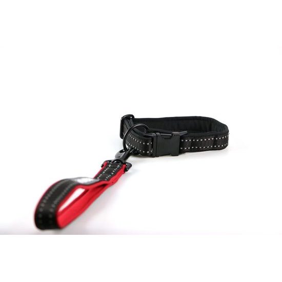 Aminela obojek se sponou Sport & City 25mm/25-45cm černá