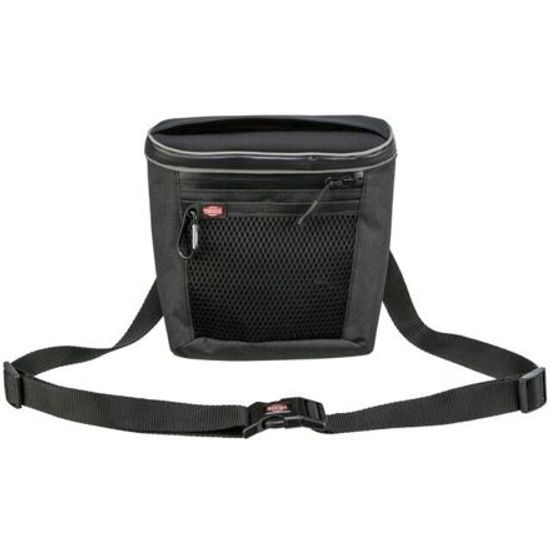 Trixie DUO Treat taštička na pamlsky 20x20x5cm polyester antracitová