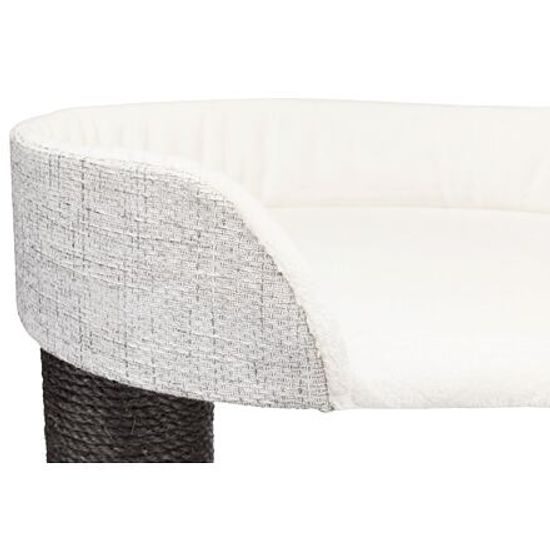 Trixie XXL škrabadlo CARA 2 patra kukaň 128cm bílá/hnědá