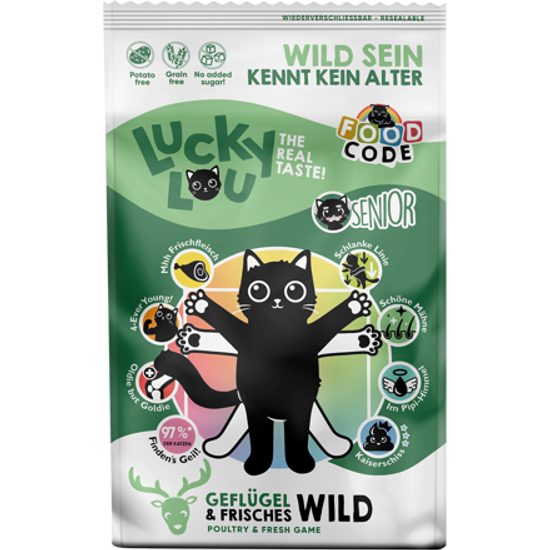 Lucky Lou Senior Geflügel & Wild se zvěřinou 750 g