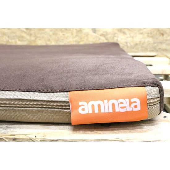 Aminela Matrace 100x100x5cm Travel hnědá/béžová