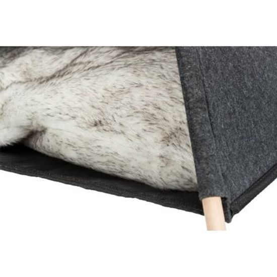 Trixie Jeskyňka TIPI 55x65x55cm plsť antracit