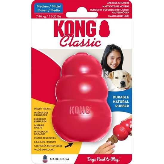 KONG Hračka guma sněhulák Classic M