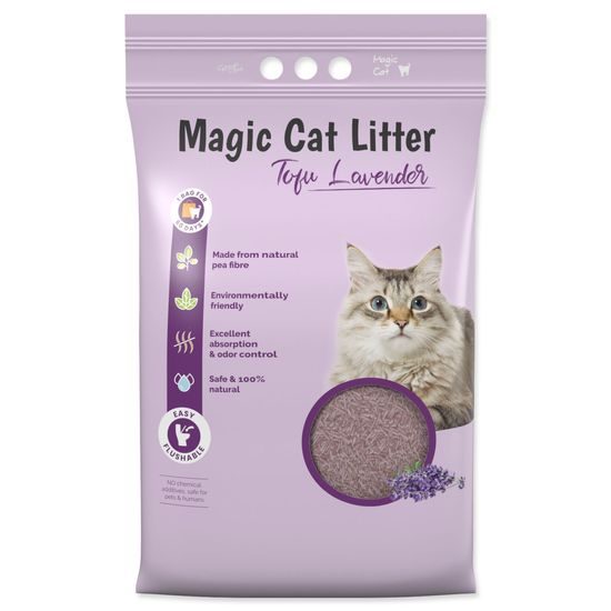 Magic cat Stelivo Magic Litter Tofu levandule 5,4kg/ 12l