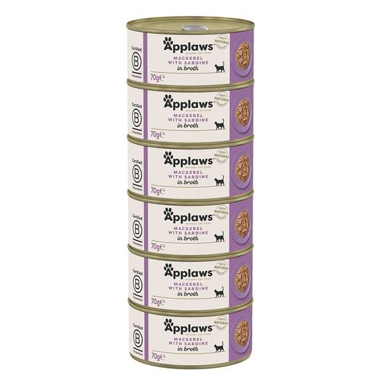 Applaws konzerva Cat Makrela se sardinkami