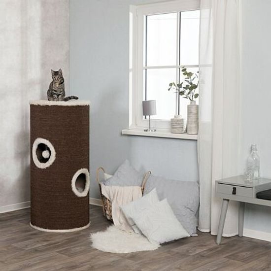 Trixie Škrábadlo VITUS Cat Tower 115cm hnědo/krémové