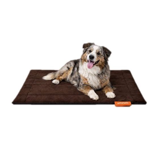 Aminela podložka s obalem L 120x80 hnědá