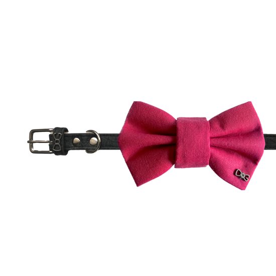 FUNKY DOG Malinový psí motýlek