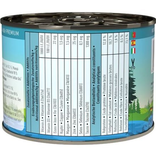 Catz finefood Konzerva CF Bio No.513 s lososem 200 g