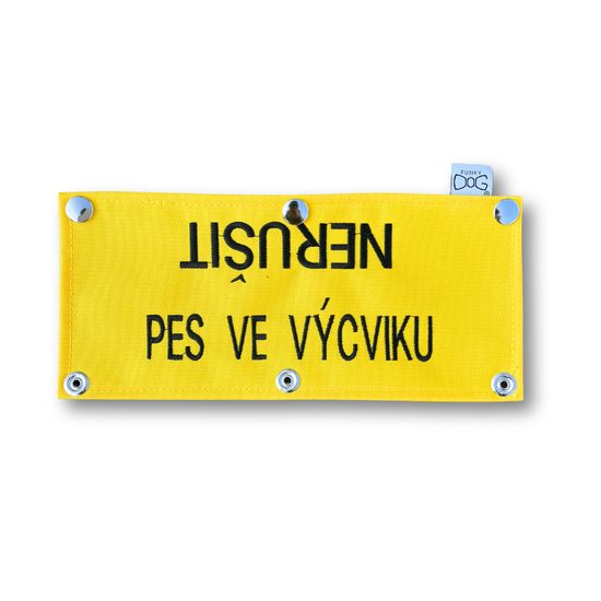 FUNKY DOG Žlutý návlek na vodítko