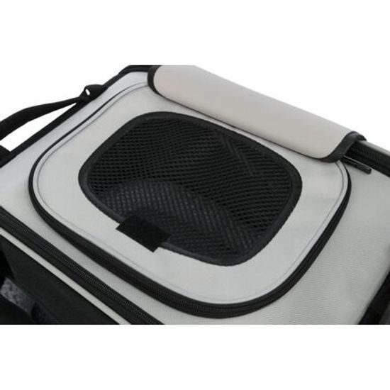 Trixie VALERY transportní taška/bouda 29x31x49cm černá/šedá (max 9kg)