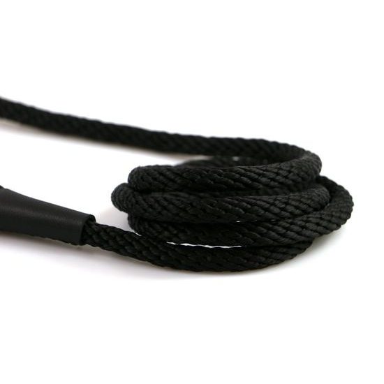 Aminela lanové vodítko 8mm/150cm černé