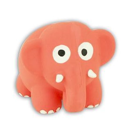 Akinu Slon latexová hračka pro psy růžová 7,5 cm