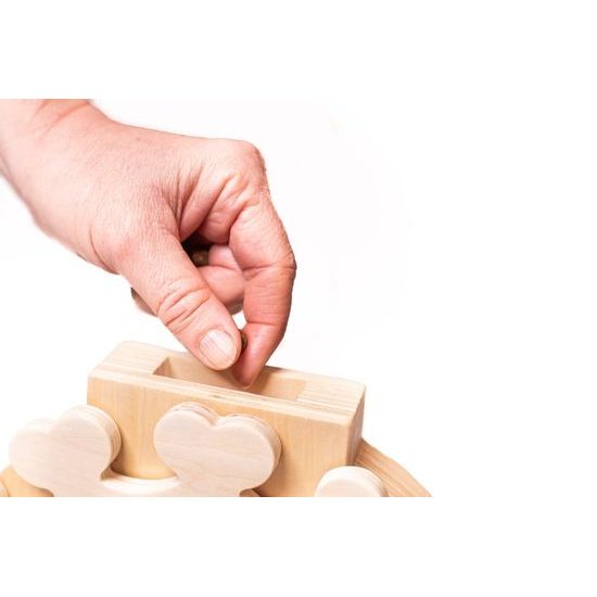 My Intelligent Pets Dřevěný hlavolam Clock