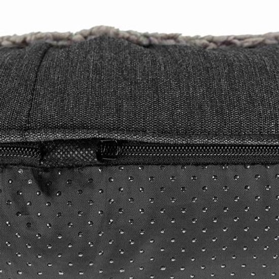 Trixie Ergonomický polštář BENDSON oválný 80x55cm tmavošedá/světlešedá